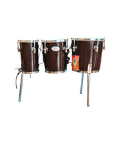 Bongo Triple with Stand Special Edition (Brown) - TAAL MUSICALS